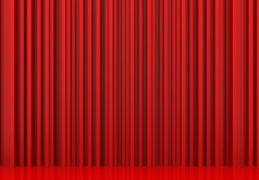 呈现摘要奢侈品堆栈长红色的垂直带酒吧墙背景