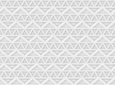 呈现无缝的白色灰色的语气三角形多边形模式墙背景