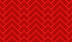 呈现现代无缝的红色的广场网格艺术瓷砖模式设计墙纹理背景