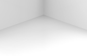 呈现现代简单的最小的白色角落里房间盒子墙所以要诚实背景