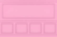 呈现现代甜蜜的粉红色的广场经典模式墙设计背景