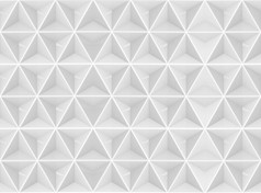 呈现无缝的现代灰色的六角形状模式瓷砖设计墙纹理背景