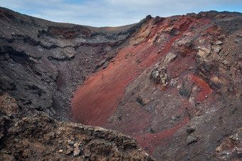 令人惊异的<strong>火山</strong>景观<strong>火山火山</strong>口蒂曼法亚国家公园兰斯洛特金丝雀岛屿西班牙