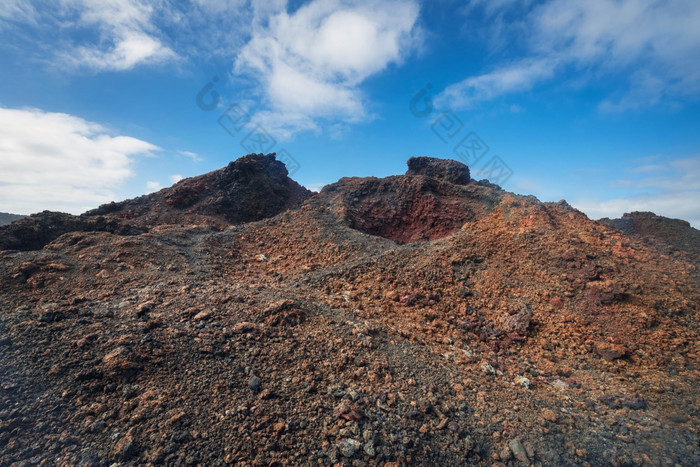 令人惊异的火山景观蒂曼法亚国家公园兰斯洛特金丝雀岛屿西班牙