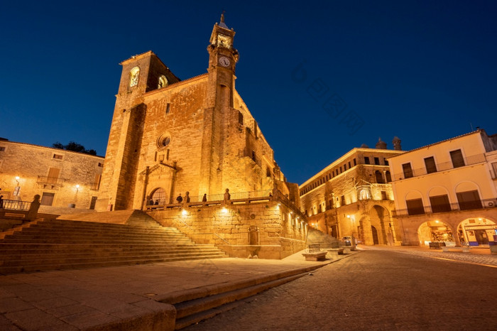 特鲁希略中世纪的村《暮光之城》caceres埃斯特雷马杜西班牙高质量照片特鲁希略中世纪的村《暮光之城》caceres埃斯特雷马杜西班牙