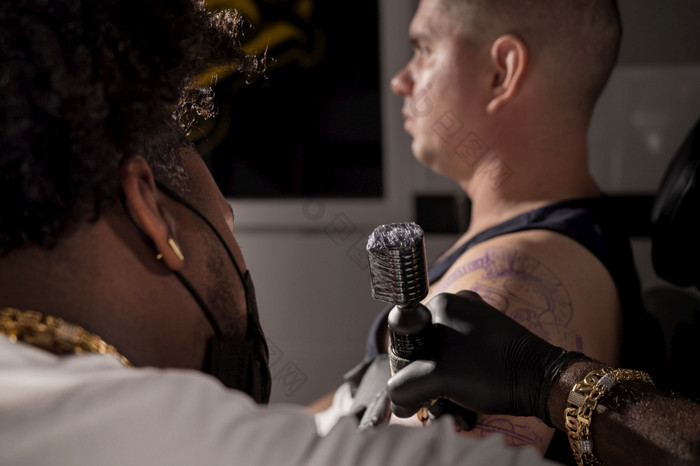 身体艺术的纹身工作室高质量摄影身体艺术的纹身工作室