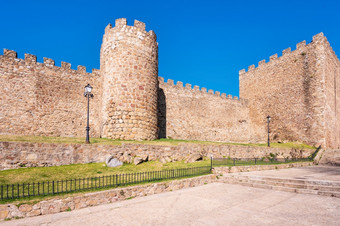 中世纪的墙plasencia埃斯特雷马杜西班牙高质量照片中世纪的墙plasencia埃斯特雷马杜西班牙
