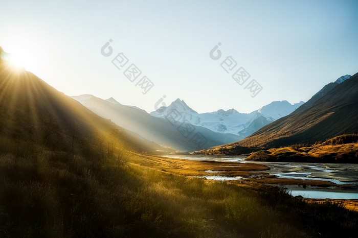 日落的阿尔泰山自然rsquo阿尔泰景观自然日落的阿尔泰山自然阿尔泰景观自然