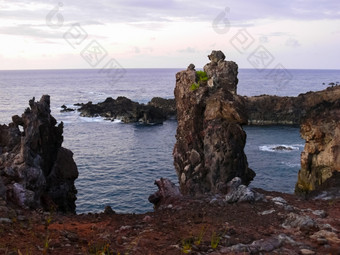 复活节岛海岸线复活节岛海岸岩石和海洋复活节岛海岸线复活节岛海岸岩石海洋