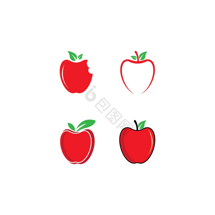 苹果标志模板插图图片