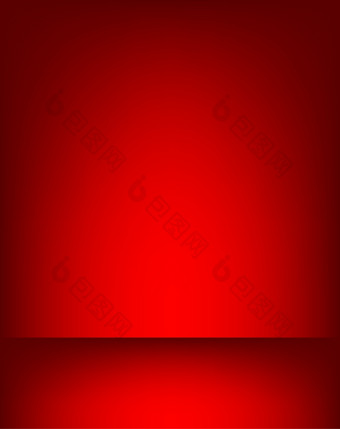 空红色的颜色工作室房间奢侈品背景摘要梯度红色的使用背景为显示产品设计网络模板<strong>向量</strong>插图