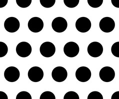 黑色的和白色波尔卡点模式摘要背景向量