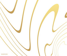 黄金豪华的大理石石头模式与金波行在摘要背景向量插图