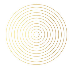 同心黄金颜色圆元素元素为图形网络设计模板为打印纺织包装装饰向量插图