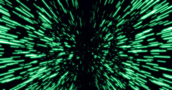 摘要多维空间光速度和经速度绿色明星小道