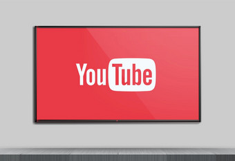 聪明的与的YouTube服务服务YouTube标志