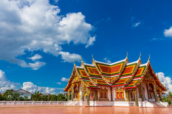 泰国寺庙艺术装饰佛教教堂寺庙展馆寺庙大厅和尚rsquo房子