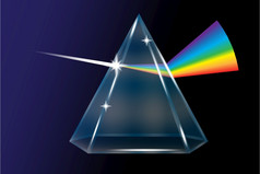 彩虹三角分散光学棱镜图标物理现象光效果向量插图股票图像每股收益彩虹三角分散光学棱镜图标物理现象光效果向量插图股票图像
