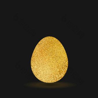黄金复活节蛋闪光黑色的背景黄金蛋闪光黑色的背景黄金闪闪发光的设计为复活节庆祝活动事件