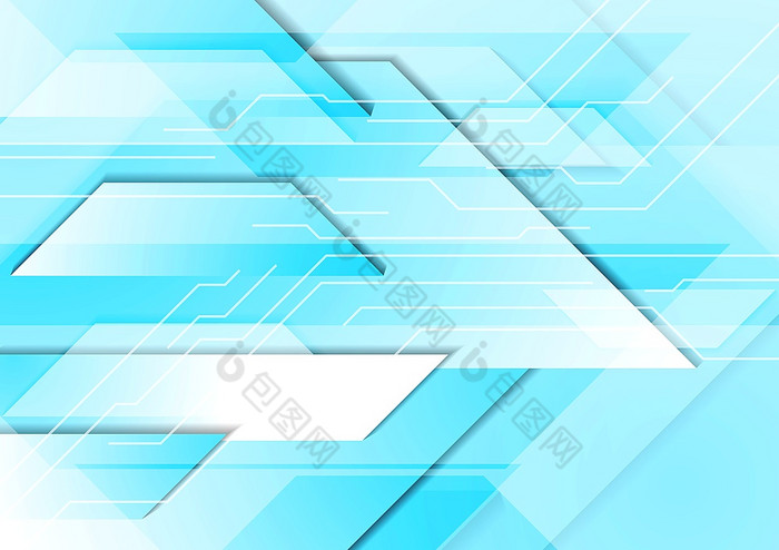 青色科技几何背景青色科技几何背景蓝色的绿松石技术图形设计