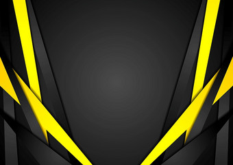 黑色的和黄色的企业科技条纹设计黑色的和黄色的企业科技条纹图形设计