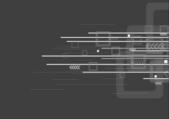 几何<strong>科技灰色</strong>背景几何摘要<strong>科技灰色</strong>背景与箭头条纹和广场