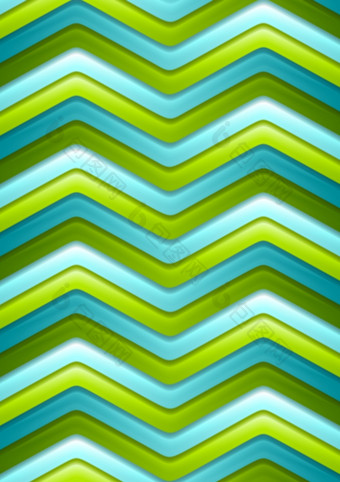 摘要绿色和绿松石弯曲的条纹摘要绿色和绿松石弯曲的条纹设计模板明亮的科技图形背景