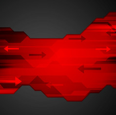摘要红色的黑色的科技企业背景与箭头摘要红色的黑色的科技背景