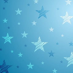 明亮的蓝色的布满星星的摘要背景明亮的蓝色的布满星星的背景