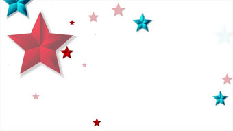 红色的和蓝色的闪亮的星星摘要背景美国颜色设计红色的和蓝色的闪亮的星星摘要背景