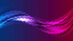 明亮的蓝色的和紫色的摘要流动波背景