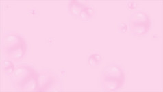 柔和的粉红色的最小的泡沫摘要背景
