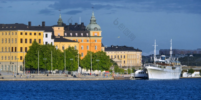 骑士花园城市景观视图斯德哥尔摩瑞典斯堪的那维亚欧洲