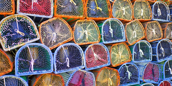 海鲜锅手工渔业港口3个3个钓鱼村马农coruna加利西亚西班牙欧洲