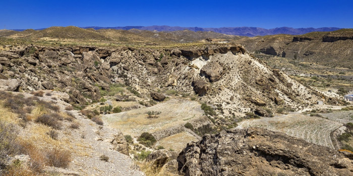 塔伯纳沙漠自然储备特殊的保护区域热沙漠气候地区塔伯纳阿尔梅里亚安达卢西亚西班牙欧洲