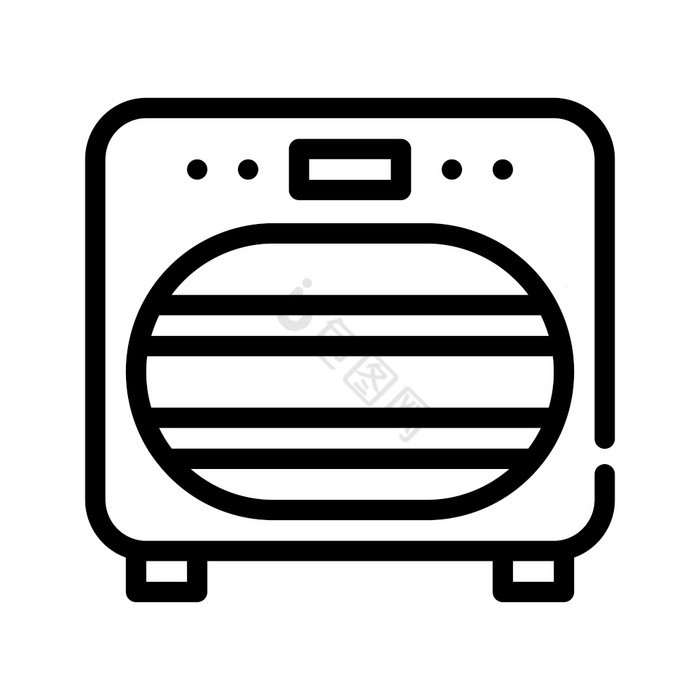 环境卫生烤箱行图标向量环境卫生烤箱标志孤图片