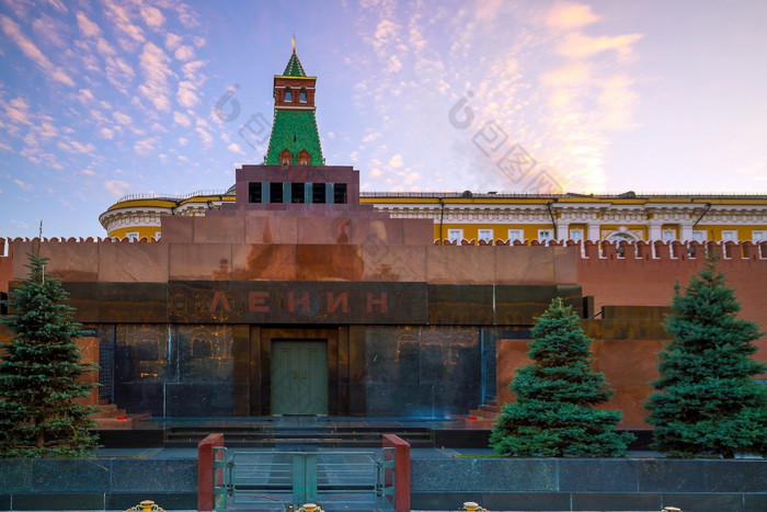 莫斯科俄罗斯8月的列宁rsquo陵墓列宁rsquo墓红色的广场8月的陵墓休息的地方苏联领袖列宁他的身体有被公共显示从
