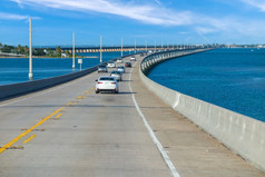 桥路高速公路关键西佛罗里达美国