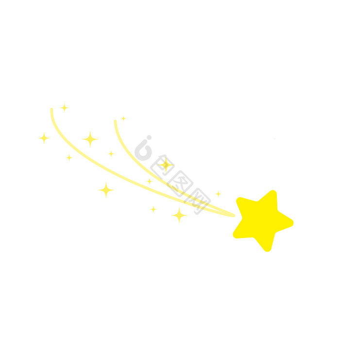明星布满星星的晚上下降明星烟花闪烁发光闪图片