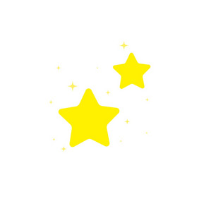 明星布满星星的晚上下降明星烟花闪烁发光闪
