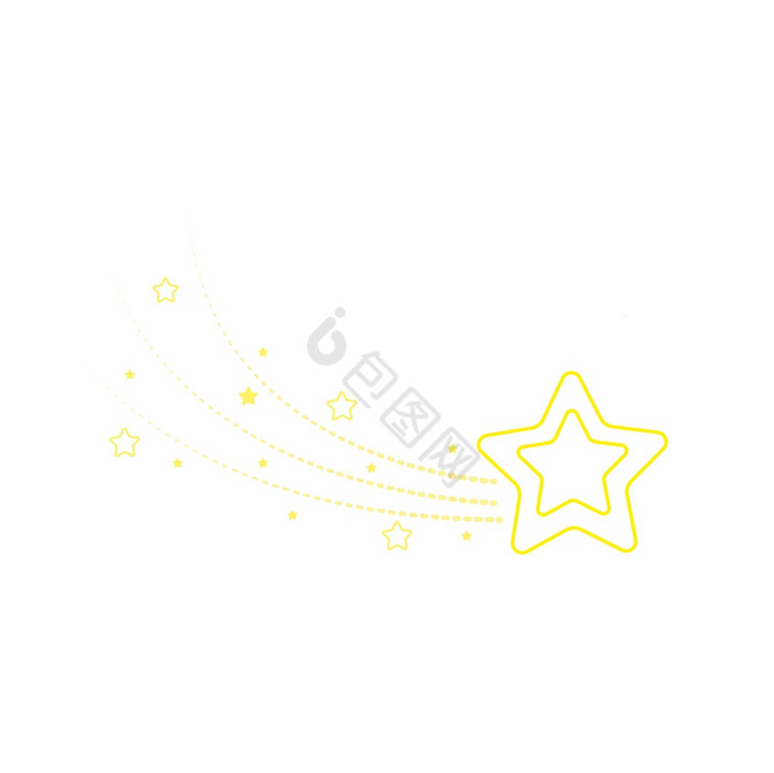 明星布满星星的晚上下降明星烟花闪烁发光闪图片