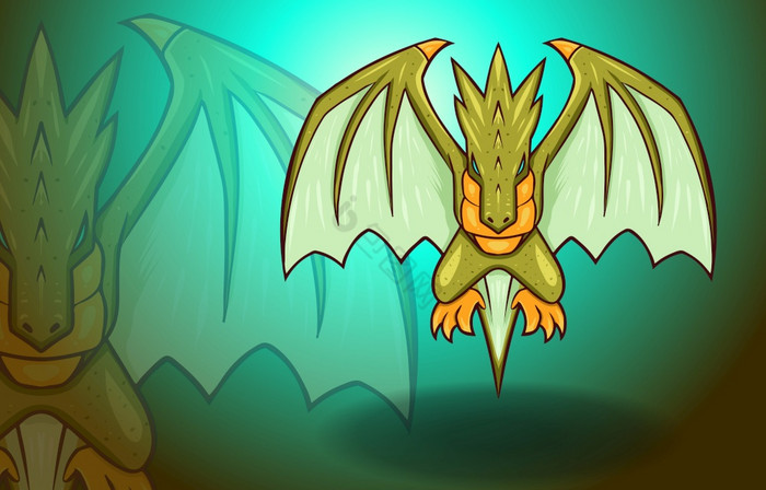 飞行龙翅膀幻想神话怪物传说生物图片