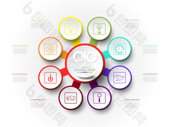 infographics数量模板时间轴和图标与一步业务概念空白空间为内容业务信息图表图过程模板时间轴封面元素选项信息