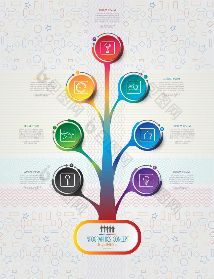 infographics数量模板时间轴和图标与一步图形形式业务概念空白空间为内容业务信息图表图过程模板时间轴元素选项信息