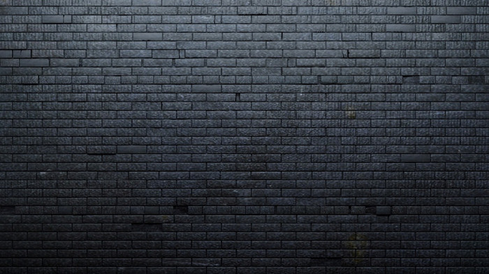 插图背景与老黑色的砖墙室内阁楼风格背景墙老黑色的画砖