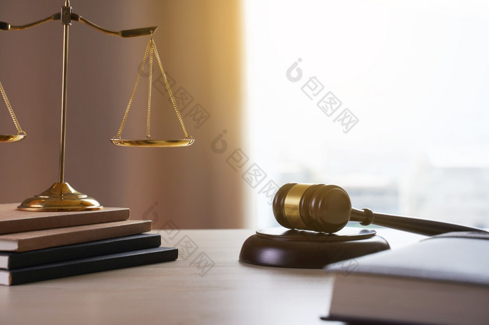 法官槌子与正义律师律师工作法官概念