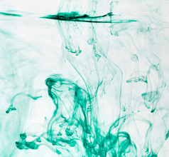 的色彩斑斓的墨水成的水而运动摘要背景壁纸概念艺术