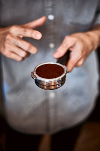棕色（的）烤<strong>咖啡</strong>豆子和<strong>咖啡粉</strong>的便盆过滤器<strong>咖啡粉</strong>的便盆过滤器