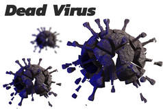 死电晕病毒病毒破坏后医疗从疫苗红色的背景渲染