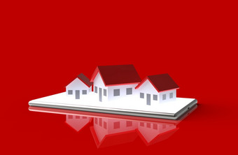 增长真正的房地产在线概念集团房子移动电话插图